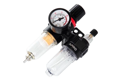 Редуктор давления с фильтром и лубрикатором Apro 1/4" x 10 бар (850112)