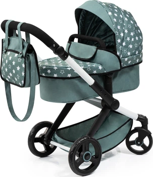 Коляска для ляльок Bayer Design Xeo 2 в 1 Зелена (4003336170580)