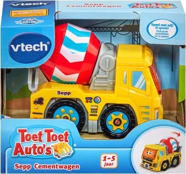 Betoniarka VTech Toet Toet Sepp Żółta (3417765697234)