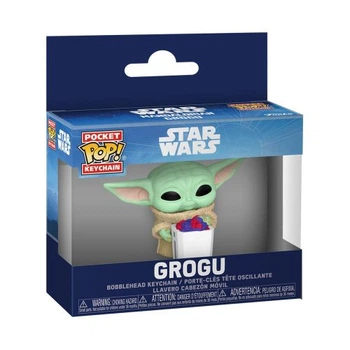 Ігрова фігурка на кліпсі Funko POP! серії Мандалорець і Ґроґу - Ґроґу з попкорном