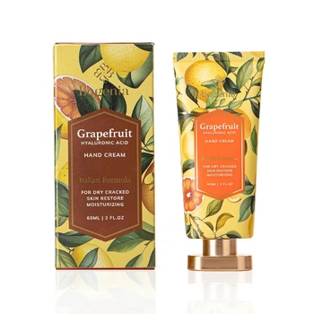 Крем для рук з грейпфрутом та гіалуроновою кислотою Hand Cream Bogenia BG447 №003, 60 мл