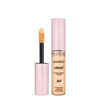 Консилер Sensitive Mineral 3 in 1 Concealer TopFace PT471 №04 Світло-бежевий, 12 мл
