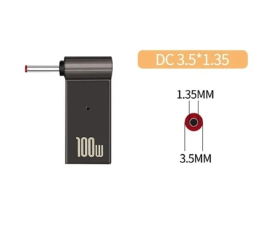 Переходник адаптер USB Type-C - 3.5*1.35 mm PD триггер 100W