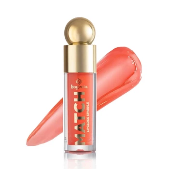 Блиск для губ Match Lipgloss Sparkle Bogenia BG712 №002 Рожево-Кораловий, 4,6 мл