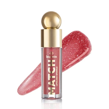 Блиск для губ Match Lipgloss Sparkle Bogenia BG712 №009 Насичений Червоно-Рожевий, 4,6 мл