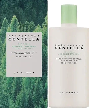 Сонцезахисне молочко з чайним деревом Skin1004 Madagascar Centella Tea-Trica Soothing Sun Milk SPF50+ PA++++ 50 мл