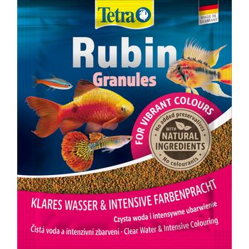 Сухой корм для аквариумных рыбок Tetra Rubin Granules гранулы для яркости окраски 15 г (MLZ6939)