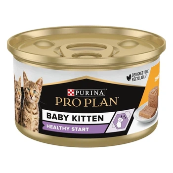 Консервований корм для кошенят Purina Pro Plan Veterinary Diets Baby Kitten з куркою, ніжний мус, 85 г