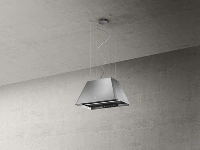 Потолочная островная вытяжка Elica IKONA LIGHT IX/F/60 Нержавеющая сталь люстра-вытяжка