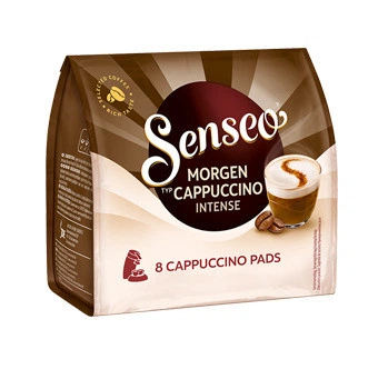 Кофе в монодозах чалдах Philips Senseo Morgen Cappuccino Intense 8 шт Филипс Сенсео 62 мм Капучино