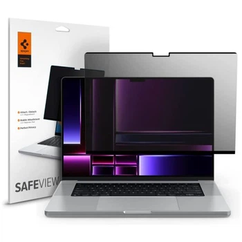 Защитная пленка антишпион Spigen Privacy Filter Screen Protector для MacBook Pro 16” M5 | M4 | M3 | M2 | M1 (2021-2026) (AFL06157)