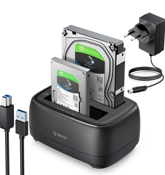 ORICO DD28U3-C Dual Bay USB 3.0 Док-станція для HDD/SSD з офлайн-клонуванням Уцінка