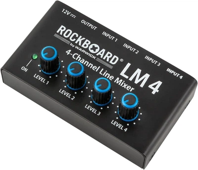 Линейный микшер RockBoard LM 4 by Warwick, 4-канальный, активный