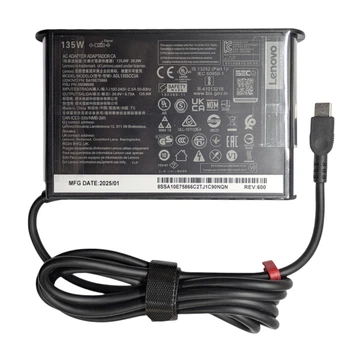 Оригінальний блок живлення Lenovo USB‑C Type‑C 135W для ThinkPad Z16, P16s, T16