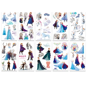 Набор "Холодное сердце" из 10 временных тату по 12*7 см (frozen-tattoo-mini-set-1-10)