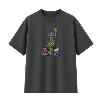 Футболка з вишивкою унісекс графіт XL-3XL розмір Dota 2 Rubick