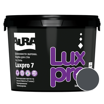 Фарба інтер'єрна Aura Luxpro 7 RAL 7016 (антрацитово-сірий) шовковисто-матова TR 2,25 л