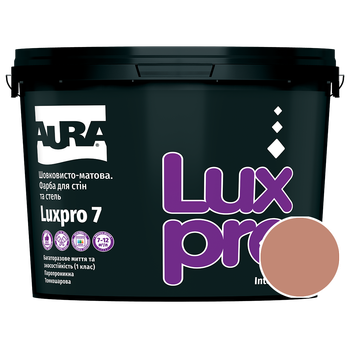 Фарба інтер'єрна Aura Luxpro 7 RAL 3012 (теракотово-бежевий) шовковисто-матова 9,5 л
