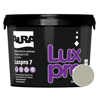 Фарба інтер'єрна Aura Luxpro 7 RAL 7032 (галечний сірий) шовковисто-матова 2,85 л