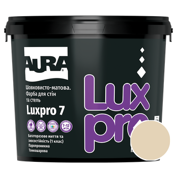Краска интерьерная Aura Luxpro 7 RAL 1015 (светлая слоновая кость) шелковисто-матовая 4,75 л