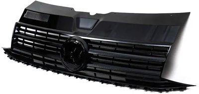 Передняя решетка Черный глянец (под эмблему) для Volkswagen T6 2015-2024 гг