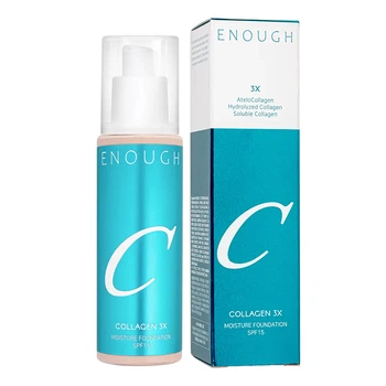 Тональный крем для лица Коллаген Collagen 3х Moisture Foundation SPF15 № N00 Enough 100 мл 8809605877251