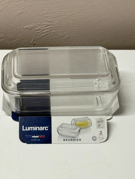 Масленка Luminarc прямоугольная, стеклянная, 170 мм(TO-00-00008484-TO)