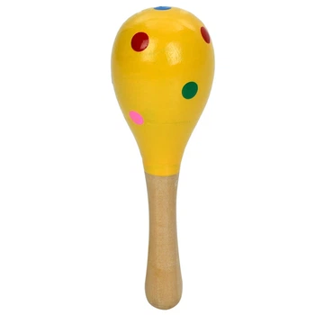 Дерев'яна іграшка Маракаси Bambi MD 2193-10 розмір 19,5 см