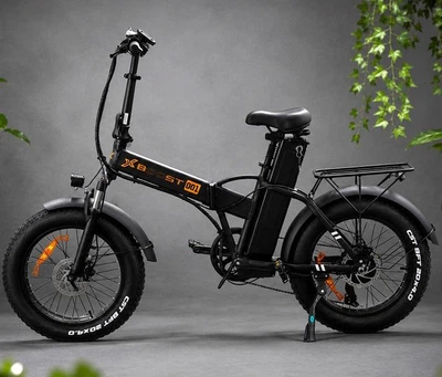 Електровелосипед X-BOOST 001 Батарея 18 Aмпер, 600 Ват складной на 20" колесах, Быстрый електрофетбайк для города