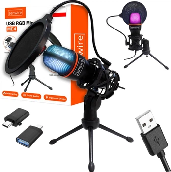 Mikrofon Zenwire ME4 USB Black (5904507521363)