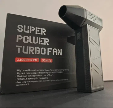 Ручний портативний турбовентилятор компресор X3 Violent Blower