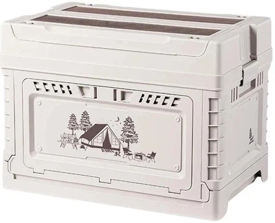 Контейнер Naturehike CNH22SN019 25+5L для кемпинга PP деревянная крышка складной столик Grey