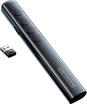 Prezenter Zenwire S9 USB z wbudowanym wskaźnikiem laserowym (5904507529314)