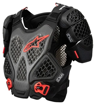 Захист тіла Alpinestars A-6 CHEST PROTECTOR BLACK ANTHRACITE RED, XS/S (6700022-1036-XSS)