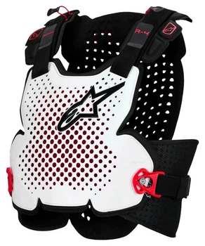 Захист тіла Alpinestars A-4 PLASMA CHEST PROTECTOR BLACK RED WHITE, M/L (6500526-132-ML)