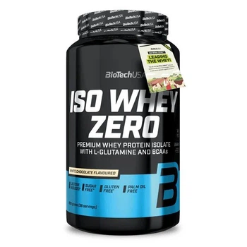 Протеїн BioTech Iso Whey Zero, 908 грам - Полуниця