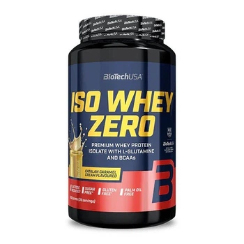 Протеин BioTech Iso Whey Zero, 908 грамм - Каталонский карамельный крем