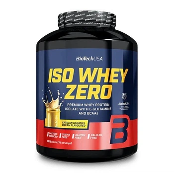 Сывороточный изолят BioTech Iso Whey Zero, 1.8 кг - Каталонский карамельный крем