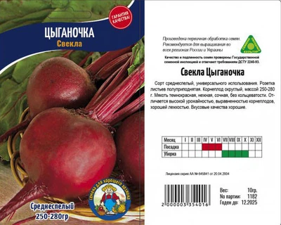 Насіння Буряк ЦЫГАНОЧКА 10
