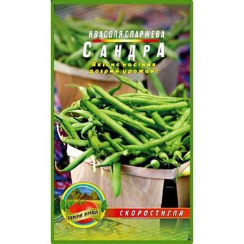 Насіння Квасоля спаржева Сандра 10гр