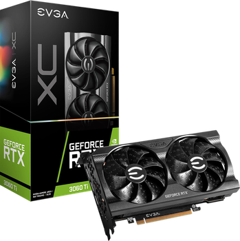 Видеокарта GeForce RTX 3060 Ti 8GB EVGA XC Gaming LHR (08G-P5-3663-KL) Б/У