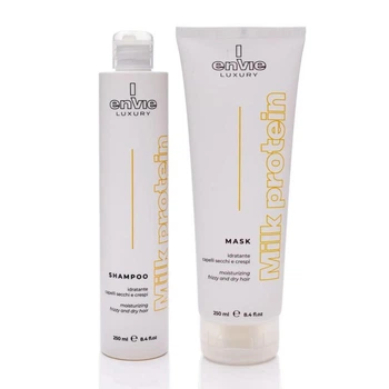 Набор для волос с молочными протеинами VIE LUXURY MILK Шампунь, 250ml. + Маска 250ml.