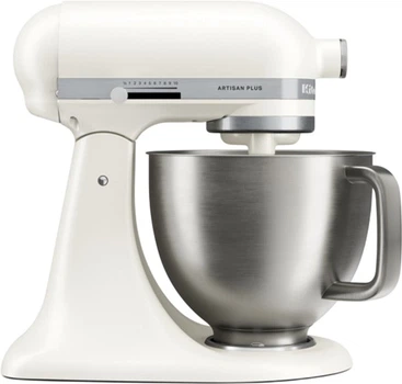 Кухонна машина KitchenAid Artisan Plus 5KSM50PKVEPL 4.7 з відкидним блоком біла порцеляна