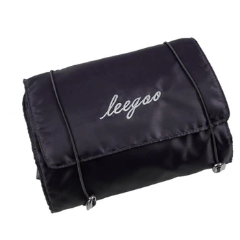 Компактная косметичка для путешествий черного цвета Leegoo Black
