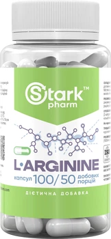 Аргінін Stark Pharm L-Arginine 500 мг 100 капсул (амінокислота) (3029)