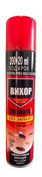 Дихлофос універсальний Вихор Без запаху, 220 мл (200+20 мл Подарунок)
