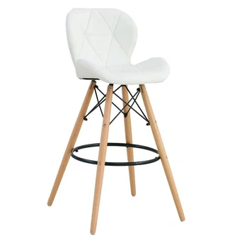 Стілець Стар H барний високий білий