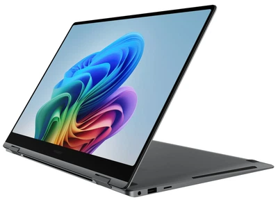 Сенсорний ноутбук 16" Samsung Galaxy Book5 Pro 360 (NP960QHA-KG2DE) Intel Core Ultra 7 256V RAM 16GB SSD 512GB Win11 алюминиевый корпус (UKR) (102183270) - Уценка
