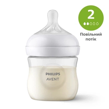 Пляшечка для годування Philips Avent Natural Response Природний потік 125 мл 1 шт. SCY900/01 (8710103990444)