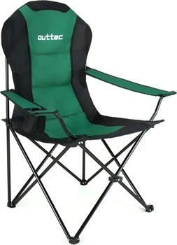 Крісло туристичне складне Outtec Travel+ з чохлом Зелене 180553 (5905884421048)
